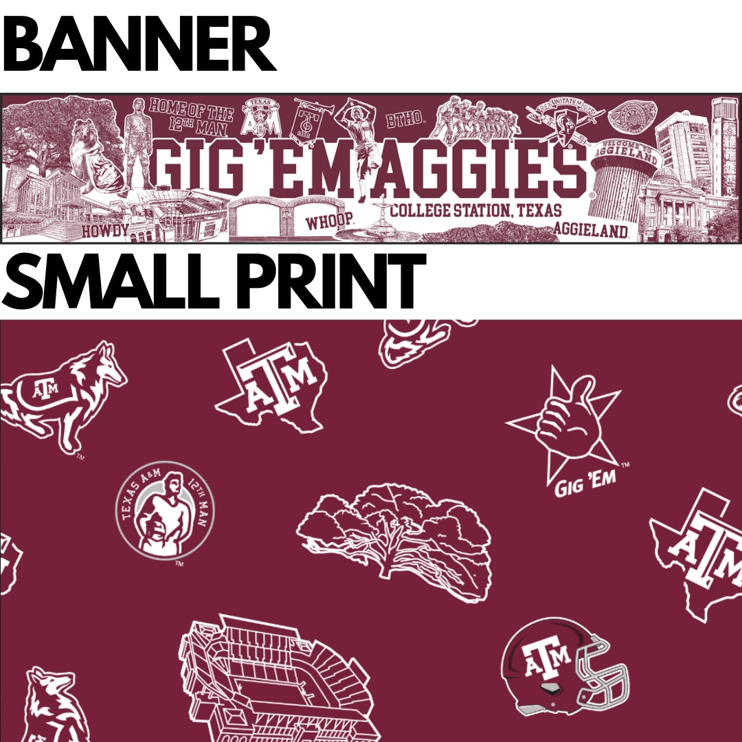 Texas A&amp;M university travel duffel bag with integrated cooler

Holds 18-30 cans; high-performance nylon exterior; double insulated; 2.5 lbs
Waterproof and leakproof; carry-on size for travel and tailgating
Made by Varsity Cooler.